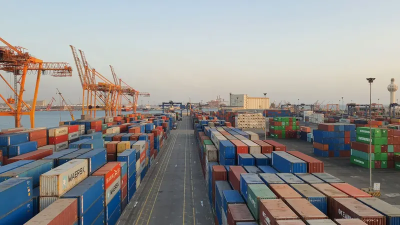 Terminal à conteneurs portuaire